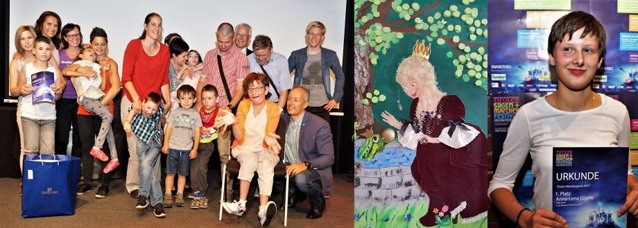 Sonderpädagogisches Zentrum Zams bei der Märchenpreisverleihung 2017 mit Siegerarbeit Sonderpädagogisches Zentrum Zams bei der Märchenpreisverleihung 2017 mit Siegerarbeit